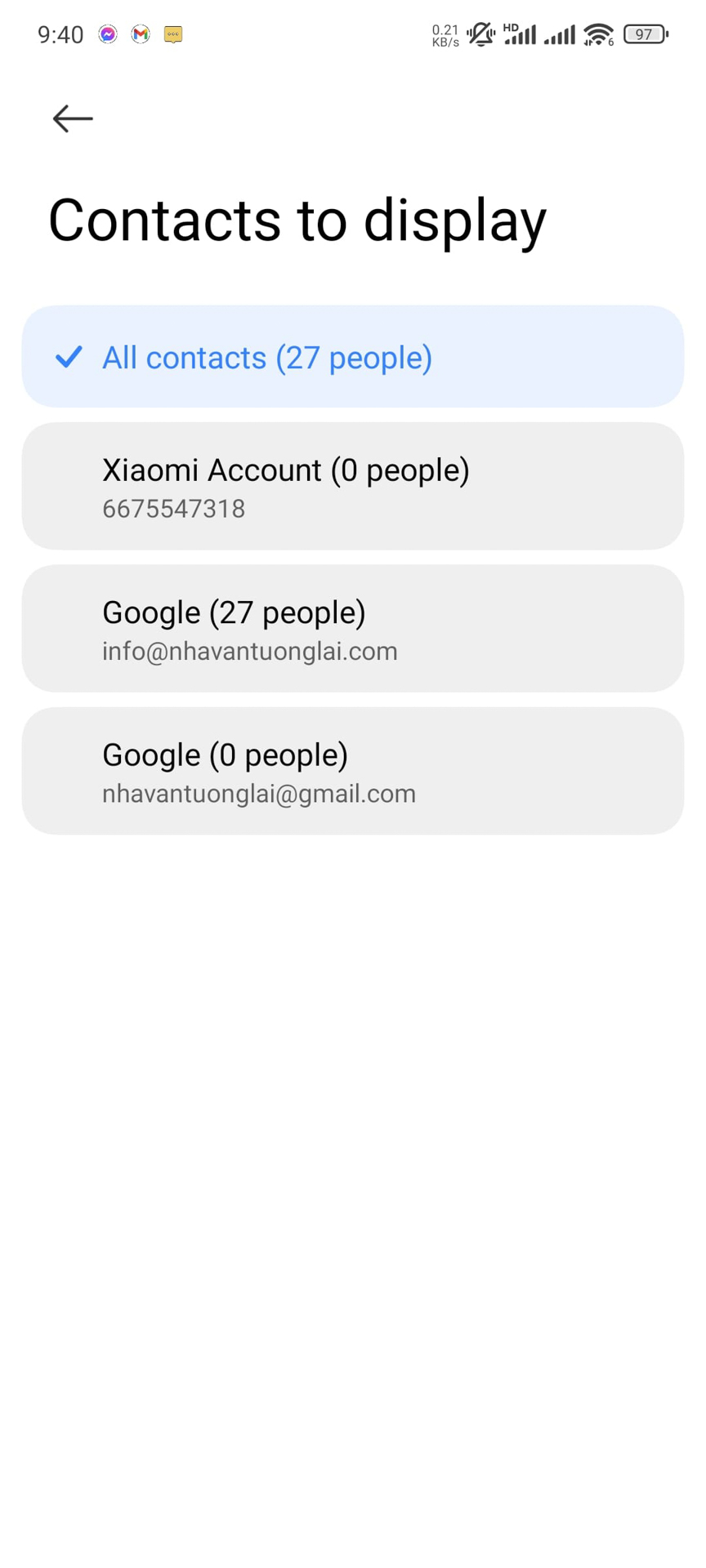 Hướng dẫn đồng bộ danh bạ đa thiết bị cùng Google Contacts.